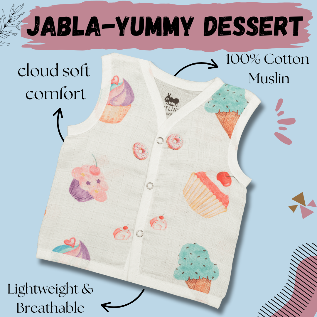 Premium Muslin Jabla - Yummy Dessert