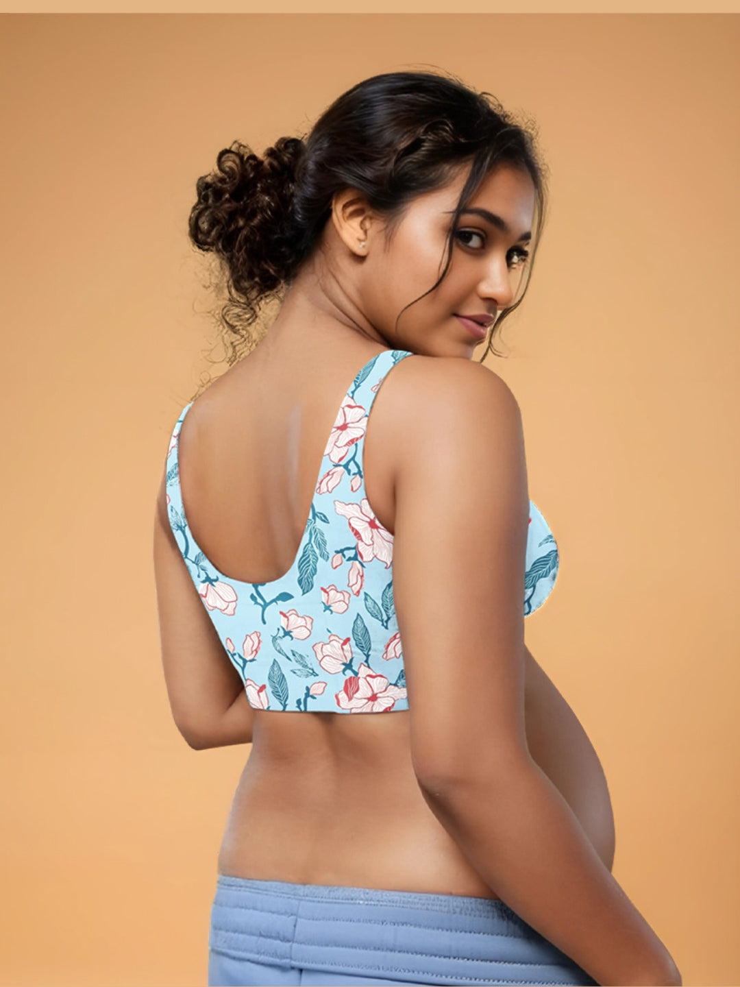 Padded Maternity Bra - Printed Colors