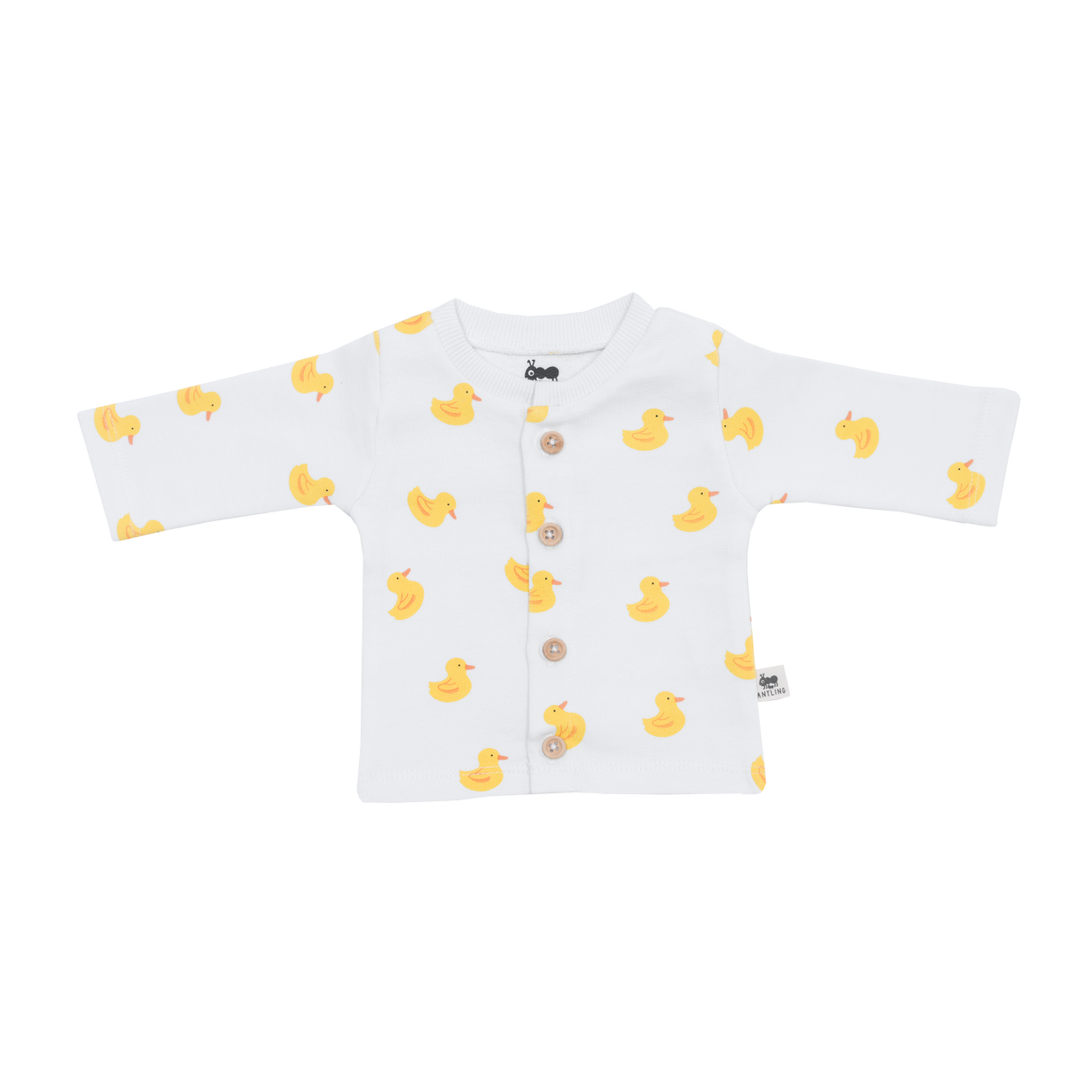 Fleece Cotton Baby Boy & Girls Sweater | Cardigan - Duckling