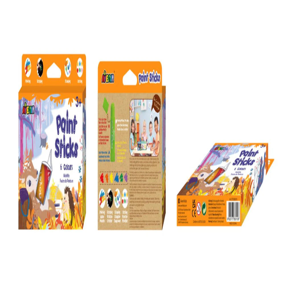 Avenir Paint Sticks - 6 Colors