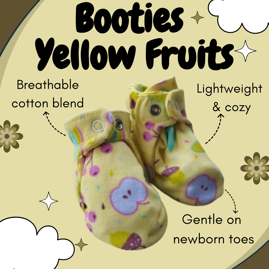 Booties - Yellow Fruits