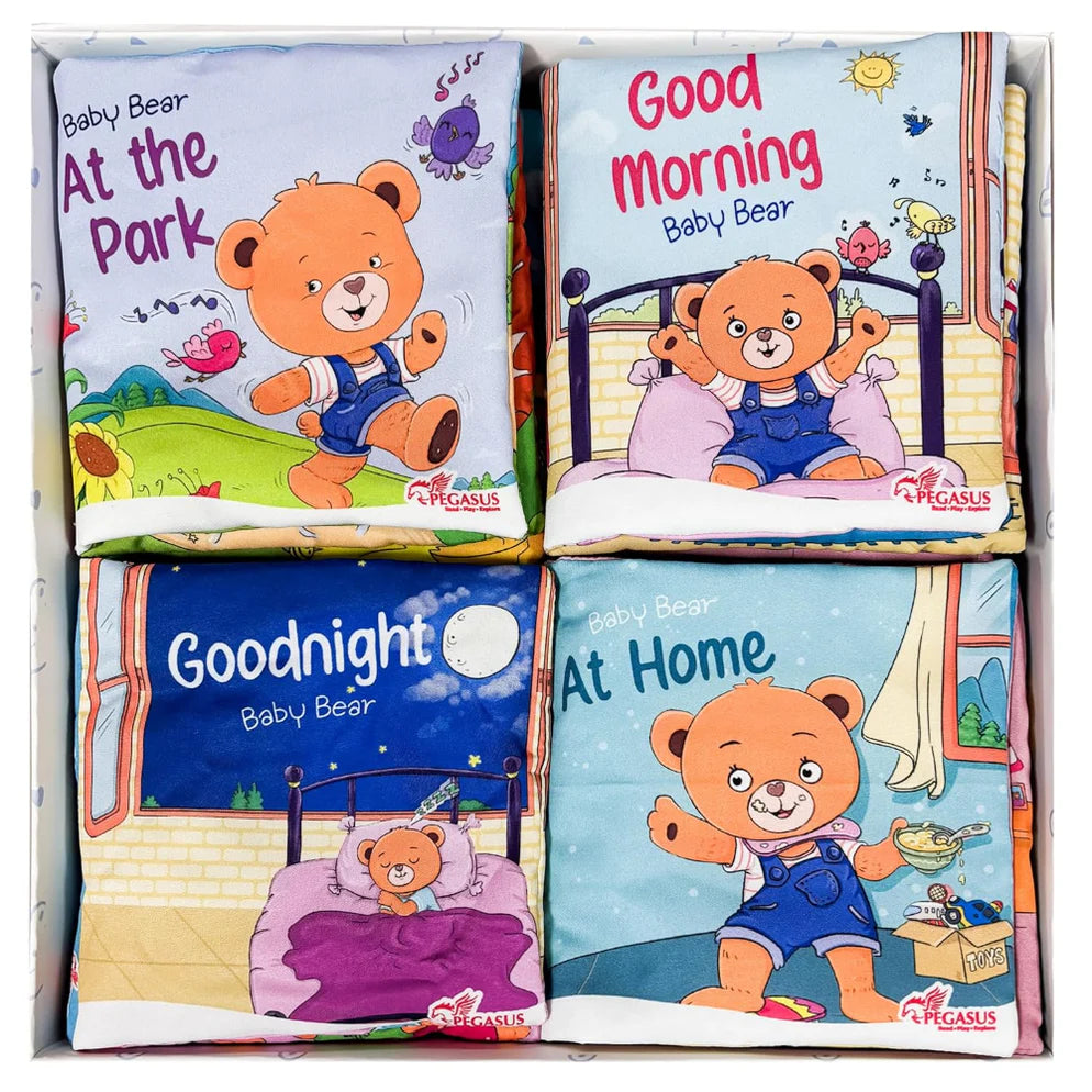 Baby Bear's Day Out ( Set Of 4 Cloth Books)