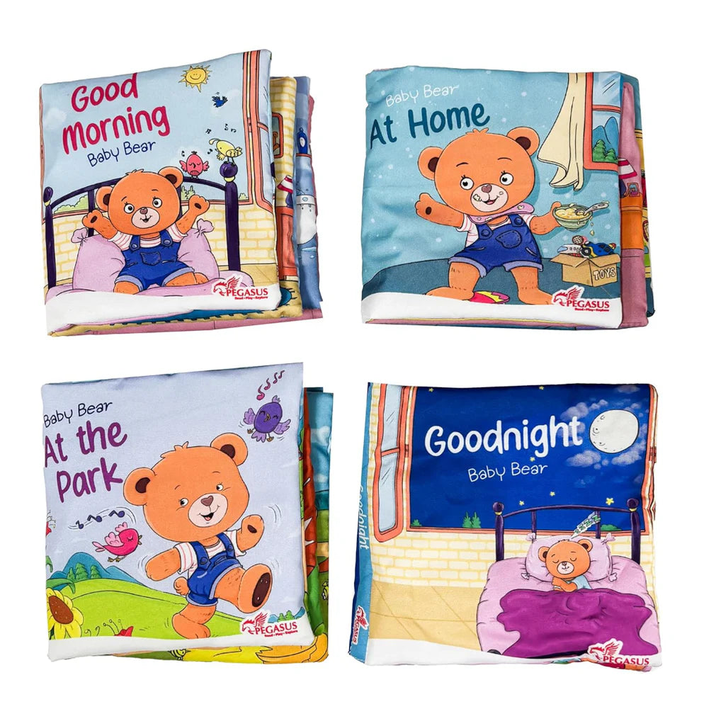Baby Bear's Day Out ( Set Of 4 Cloth Books)
