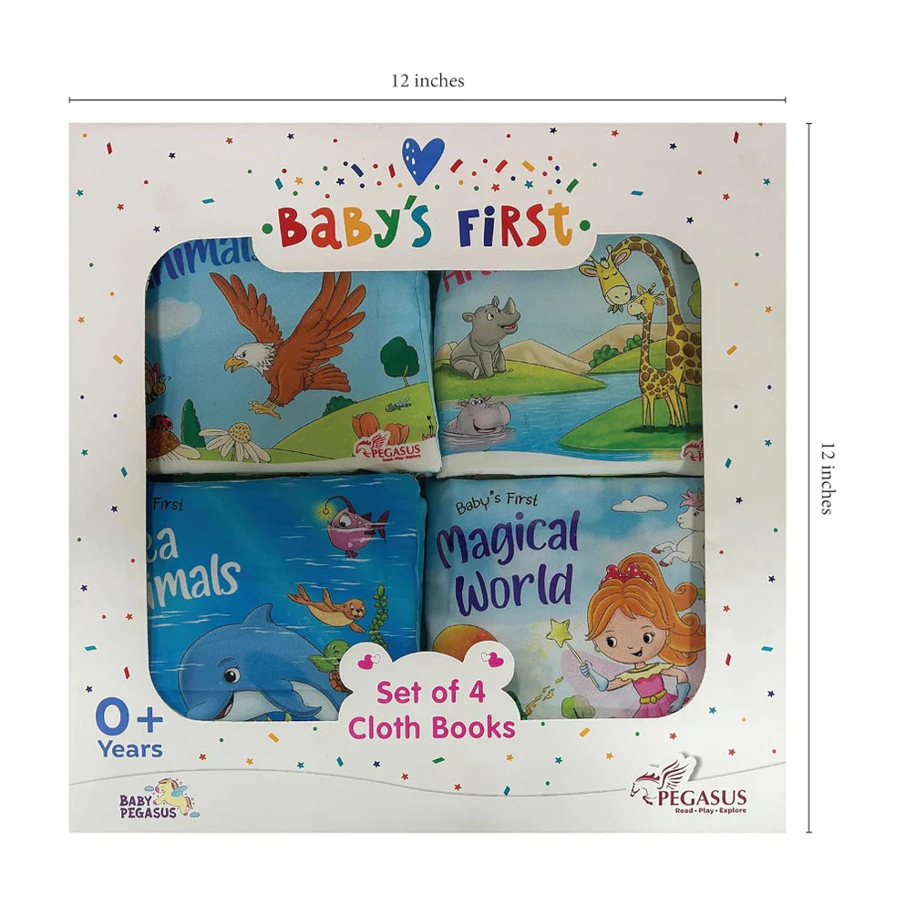 Baby's First Cloth Books (Set Of 4 Books)
