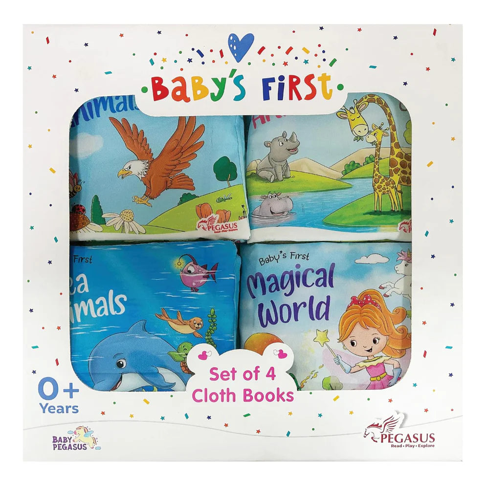 Baby's First Cloth Books (Set Of 4 Books)