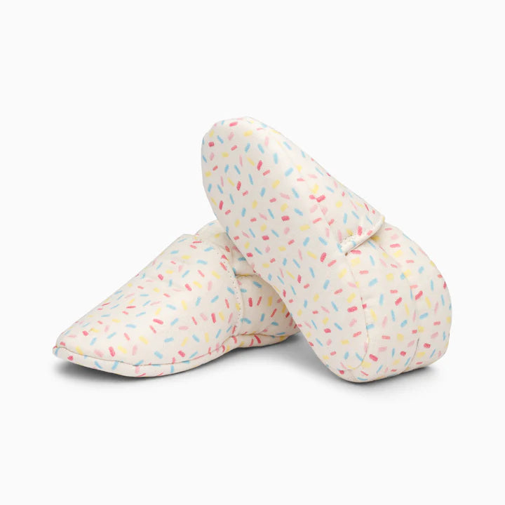 Sprinkles Cotton Baby Shoe - Off White