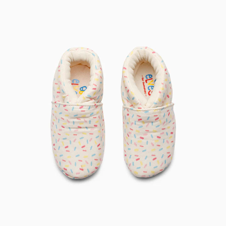 Sprinkles Cotton Baby Shoe - Off White