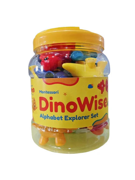 Dino Wise Montessori Alphabet Explorer Set (26 Pcs)