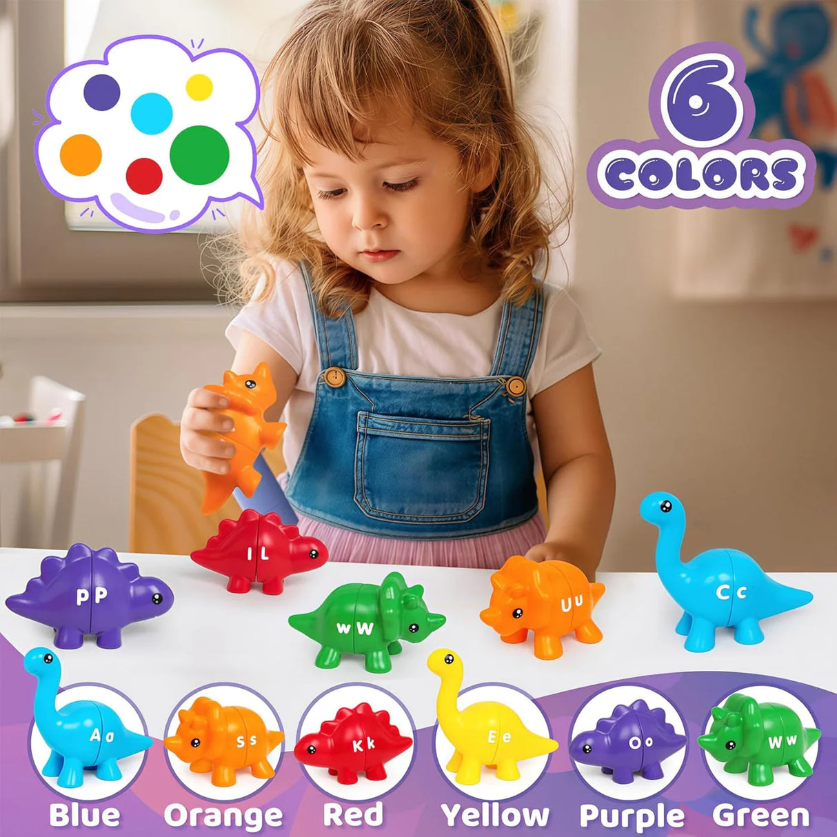 Dino Wise Montessori Alphabet Explorer Set (26 Pcs)