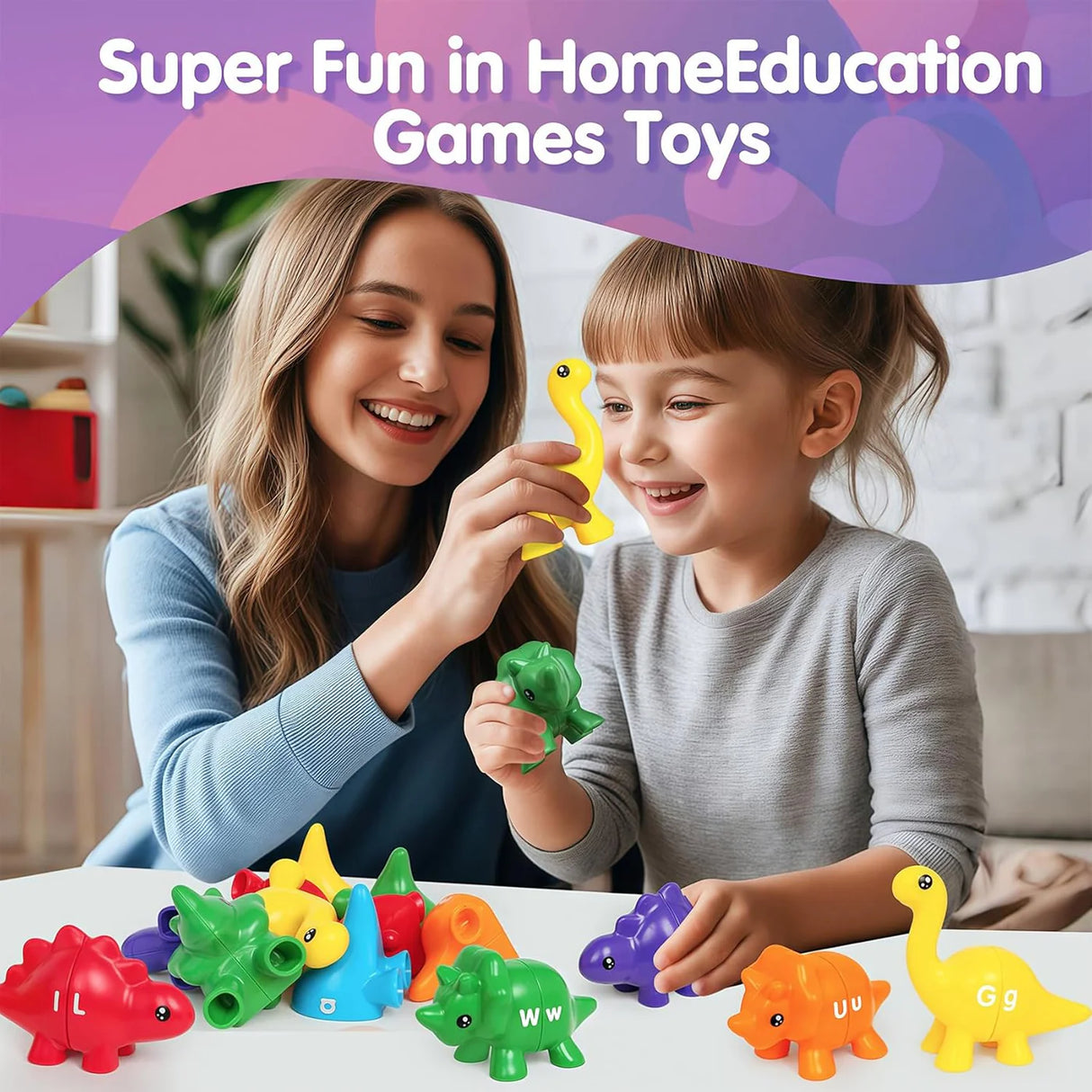 Dino Wise Montessori Alphabet Explorer Set (26 Pcs)