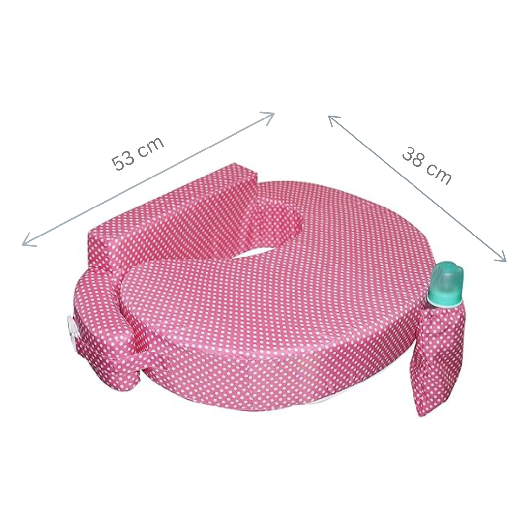 Breastfeeding Pillow - D type with Adjustable Strap