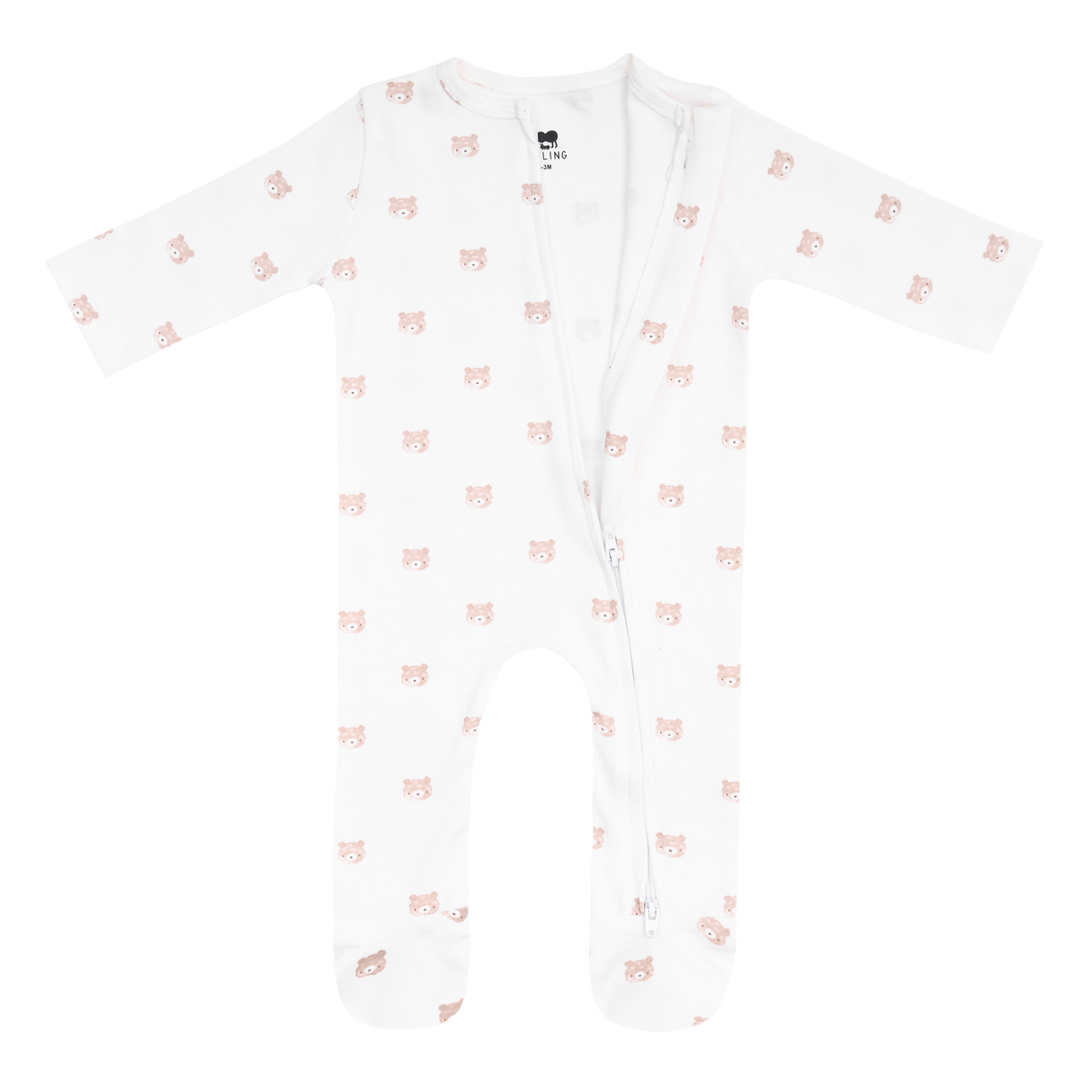 Footed Rompers -Teddy