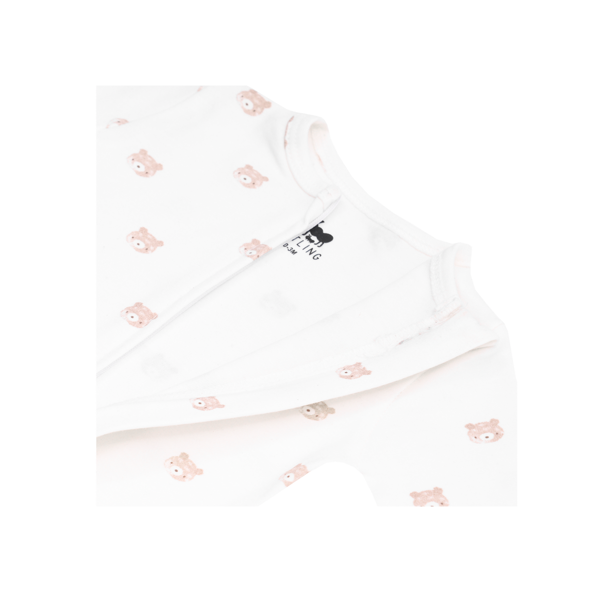 Footed Rompers -Teddy