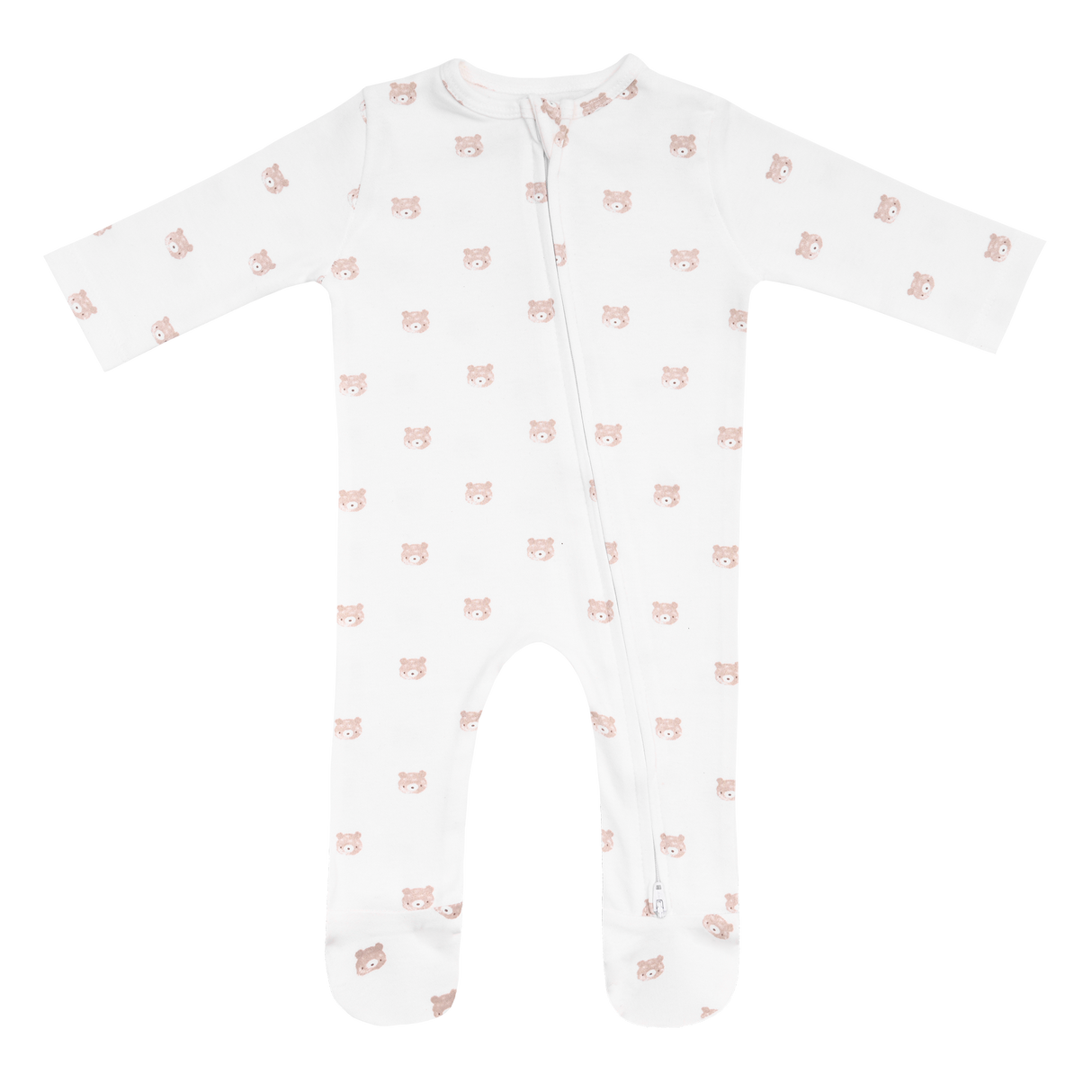 Footed Rompers -Teddy