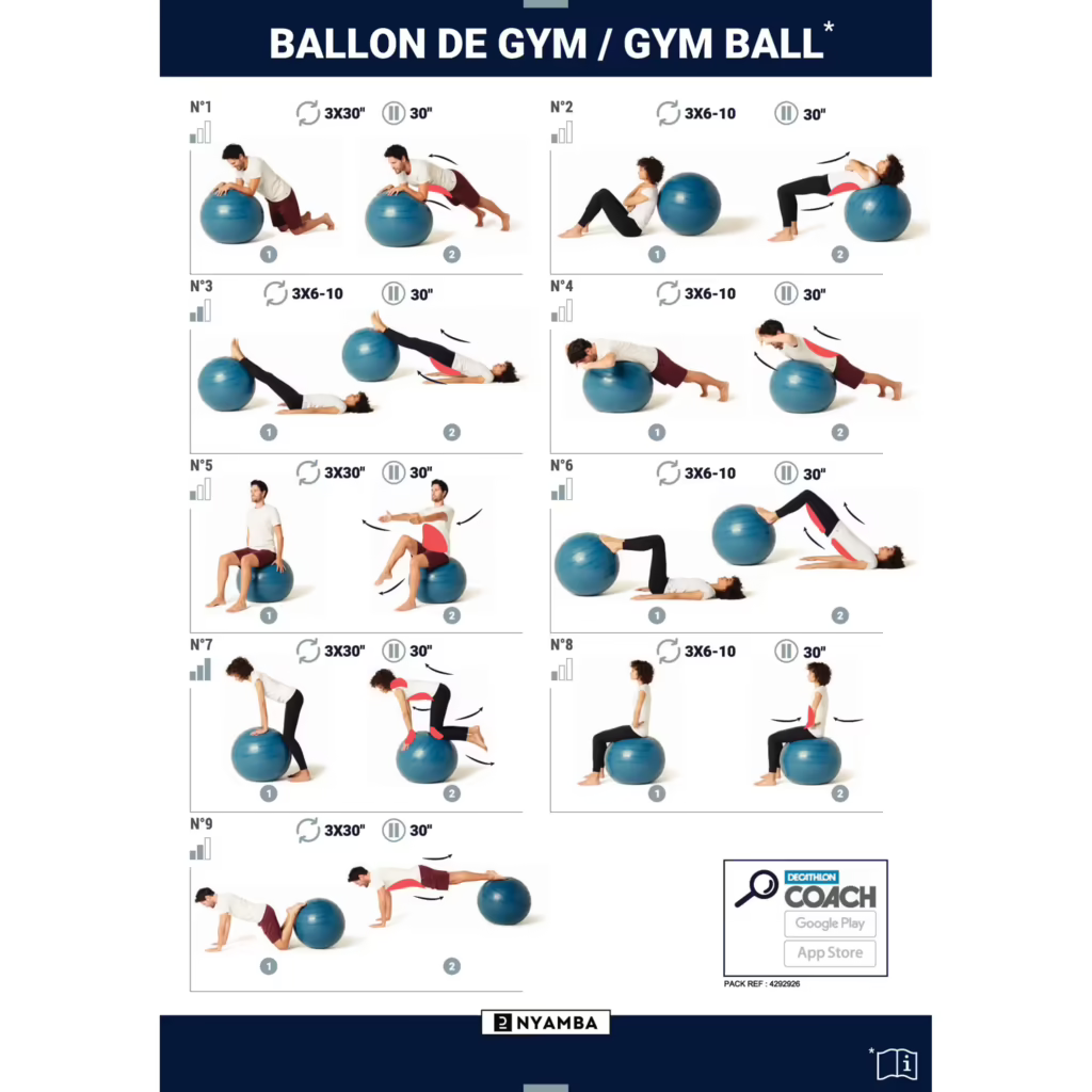 Gym Ball / Swiss Ball with Pump