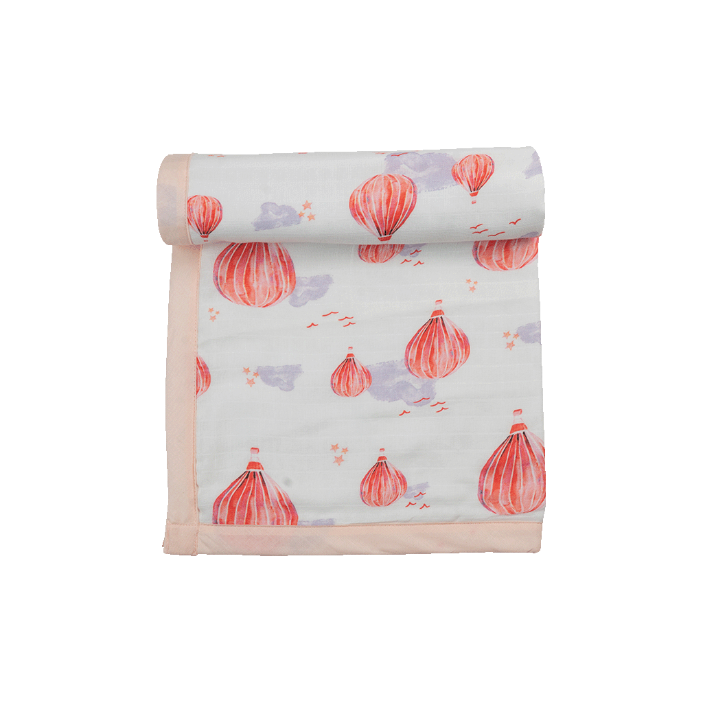 holding sheet balloon festival