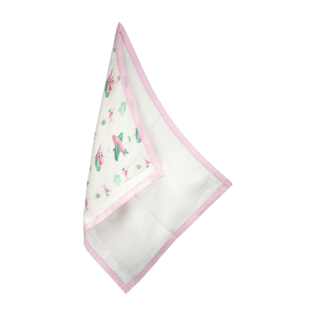 Premium 4 Layers Muslin Holding Towel - Over The Sky