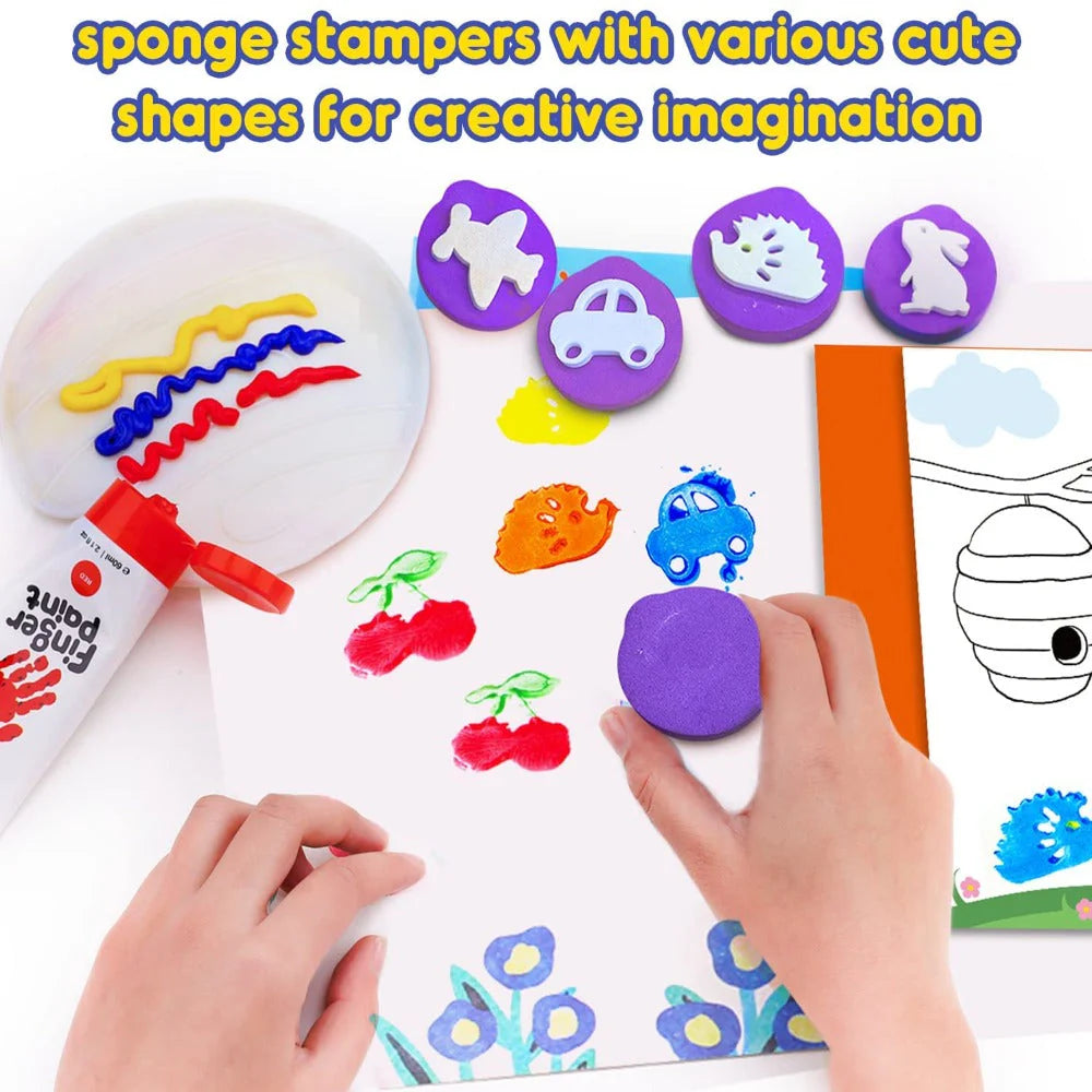 Jar Melo Finger Paint Magic Box