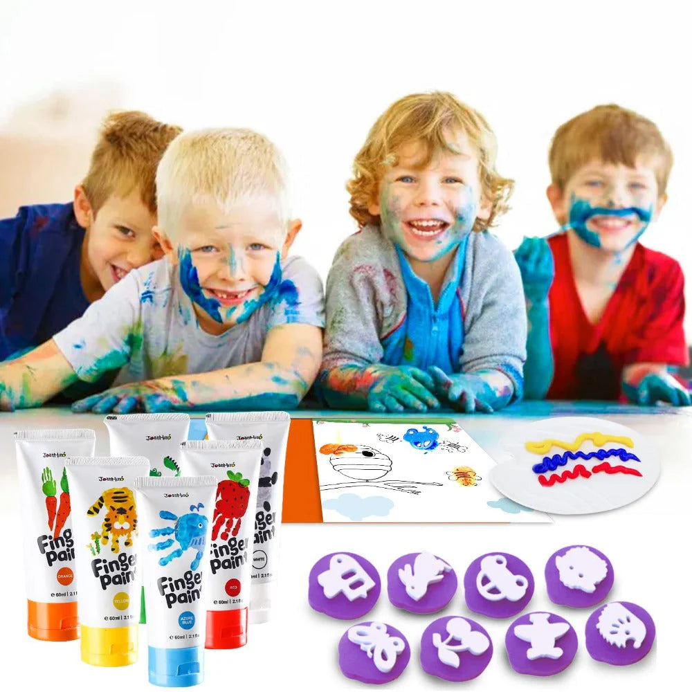 Jar Melo Finger Paint Magic Box