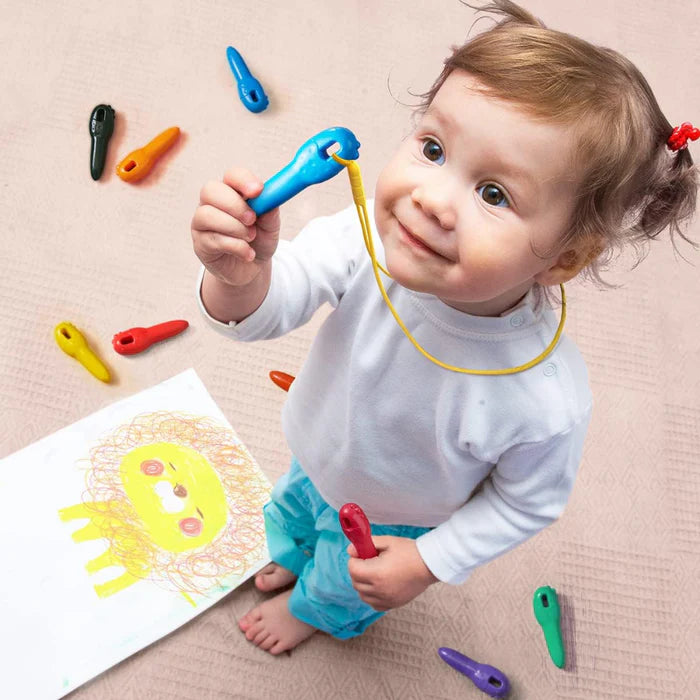 Jar Melo Key Crayon - 12 Colors