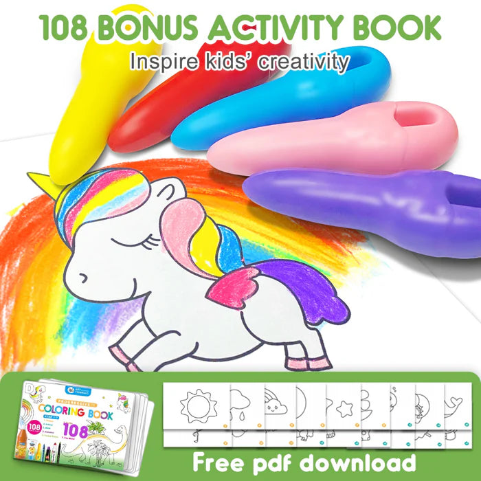 Jar Melo Key Crayon - 12 Colors