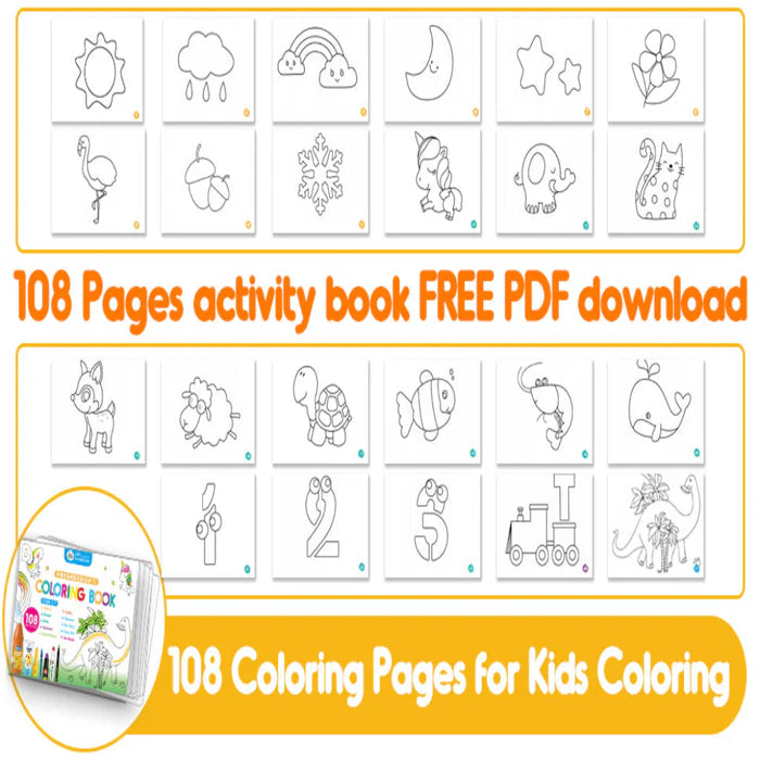 Jar Melo Key Crayon - 12 Colors