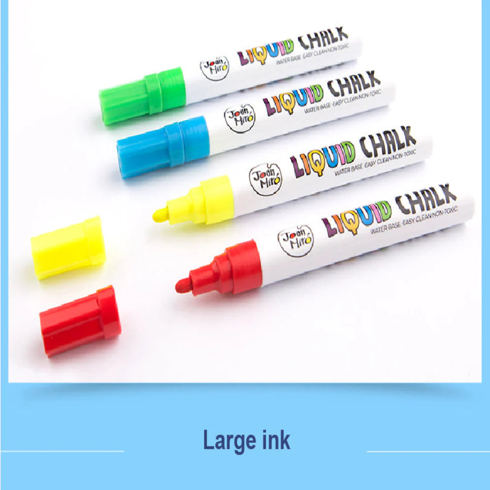 Jar Melo Liquid Chalk Markers -6 Colors