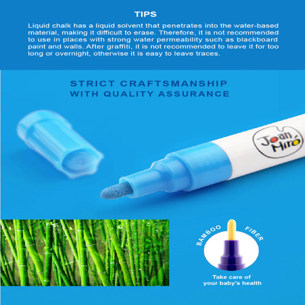 Jar Melo Liquid Chalk Markers -6 Colors