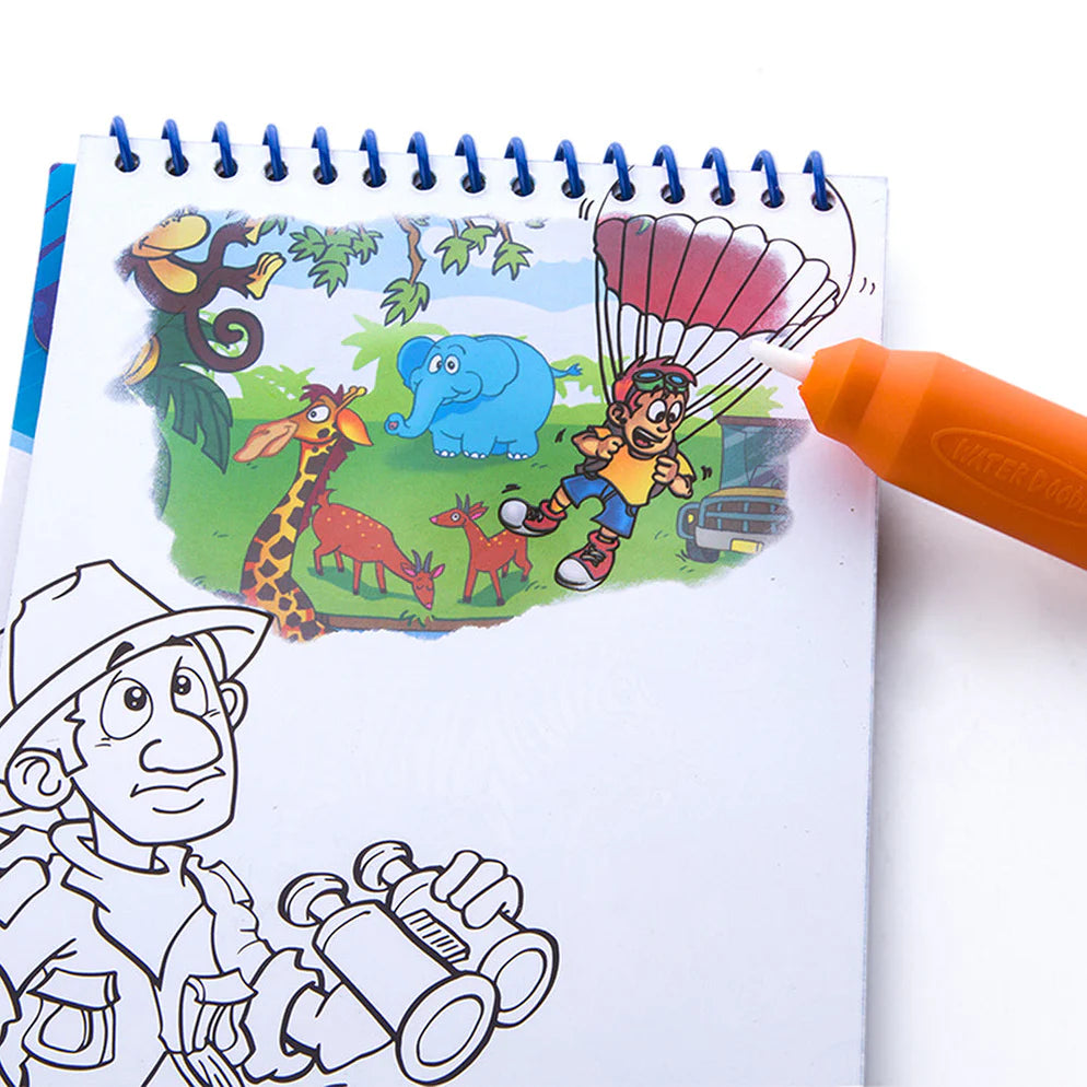 Jar Melo Magic Water Coloring Pad - Amusement Park