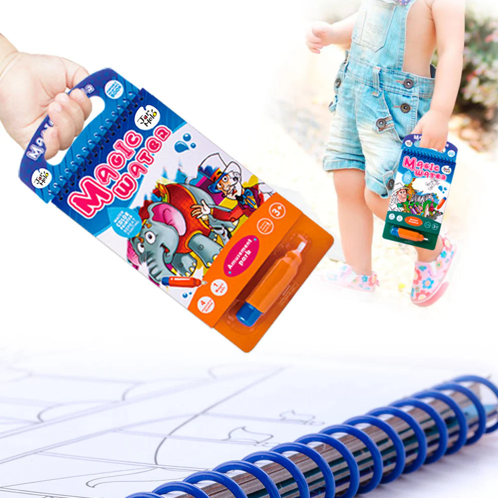 Jar Melo Magic Water Coloring Pad - Amusement Park
