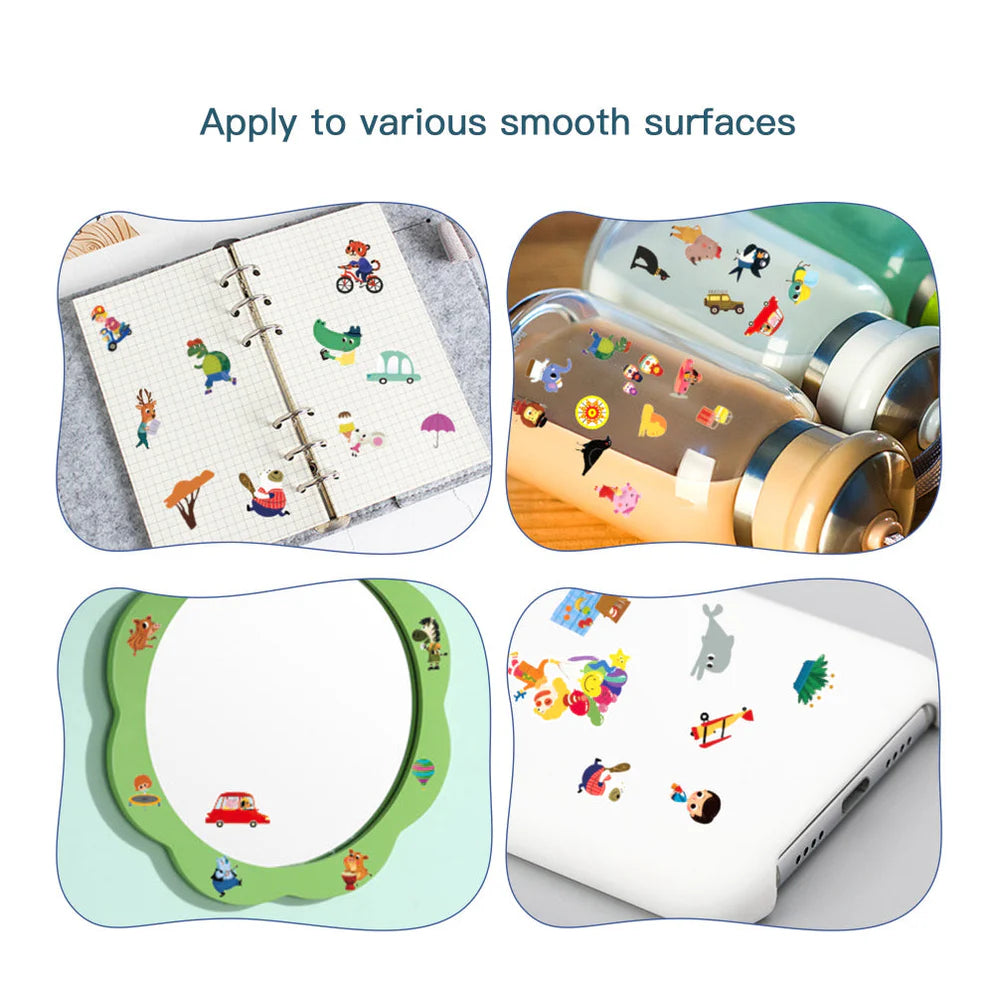 Jar Melo Transfer Sticker Scenes Pads -Busy City