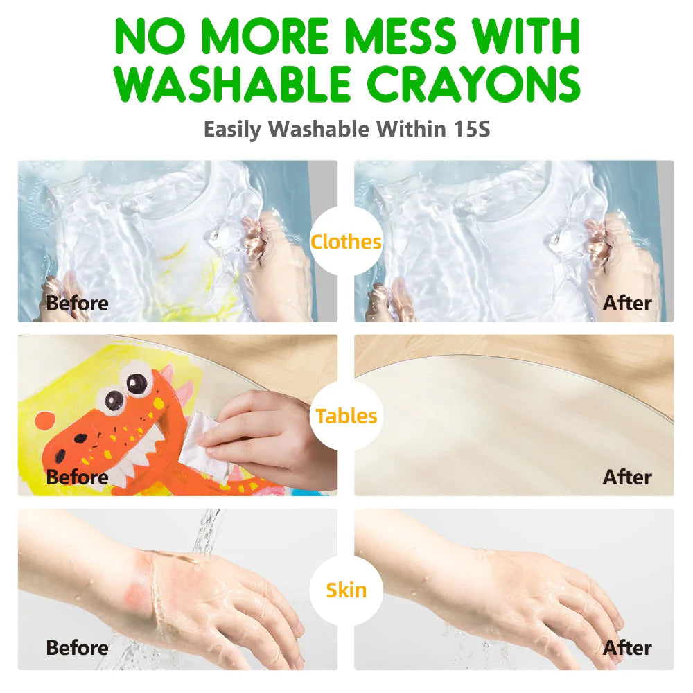 Jar Melo Ultra Silky Washable Crayons