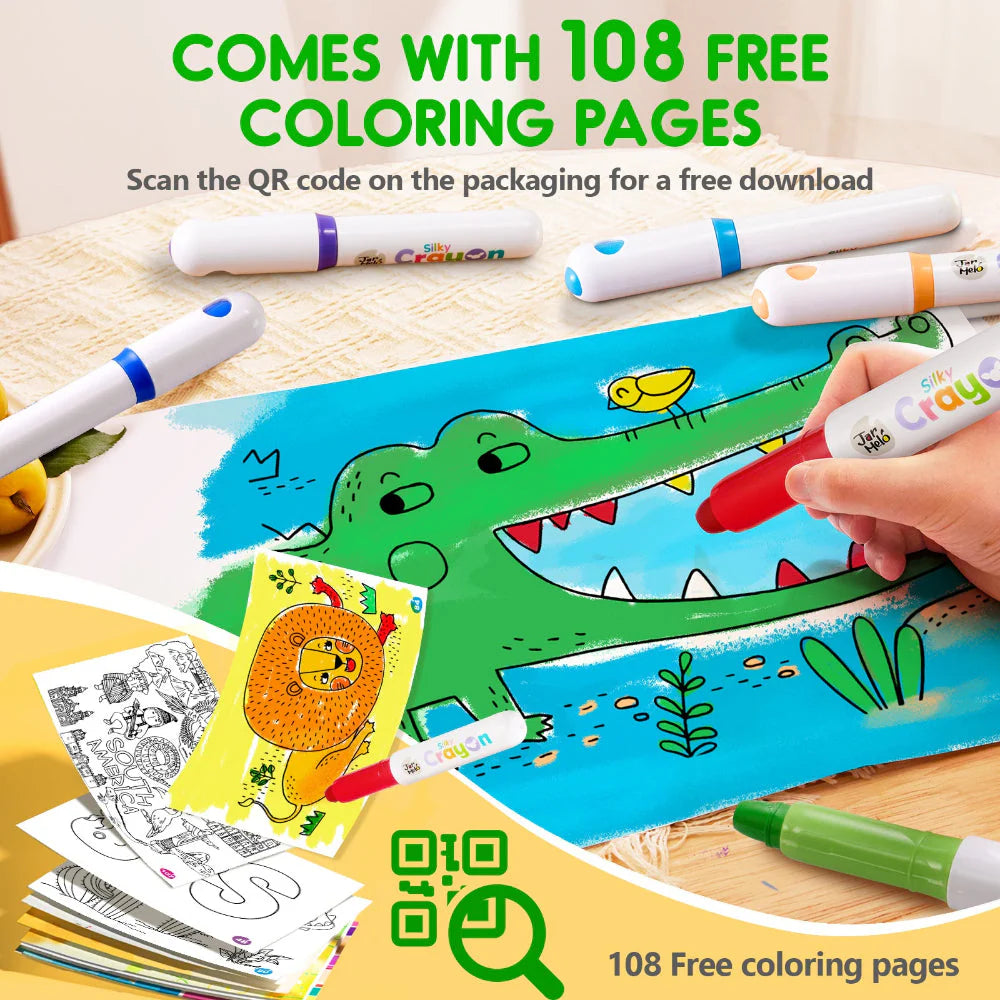 Jar Melo Ultra Silky Washable Crayons