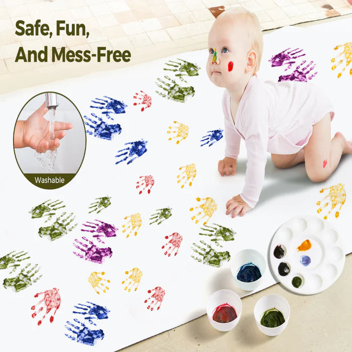 Jar Melo Vegetable Powder Paints- 6 Colors