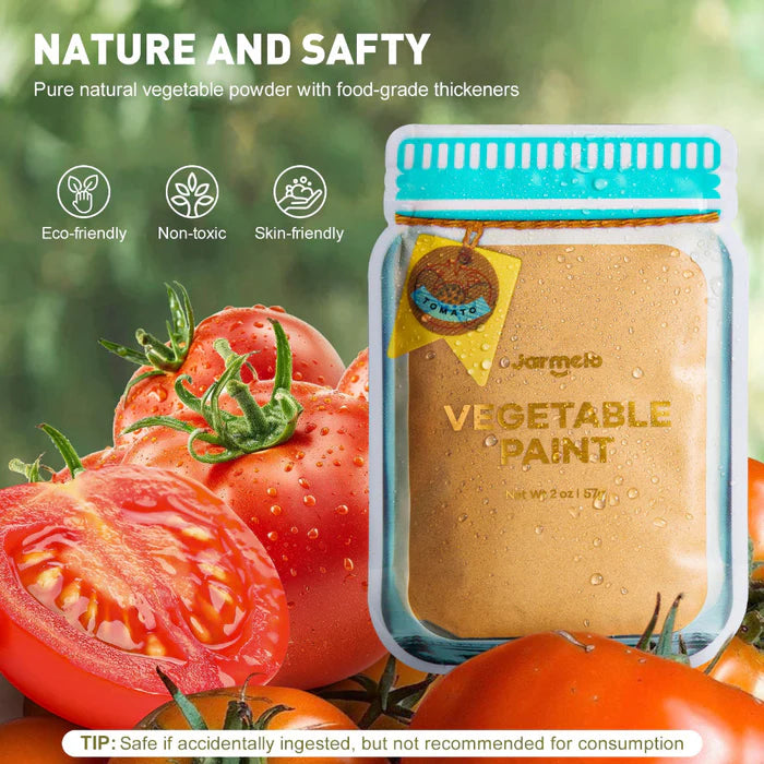 Jar Melo Vegetable Powder Paints- 6 Colors
