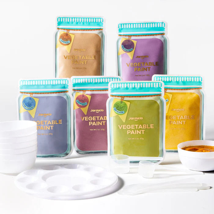 Jar Melo Vegetable Powder Paints- 6 Colors