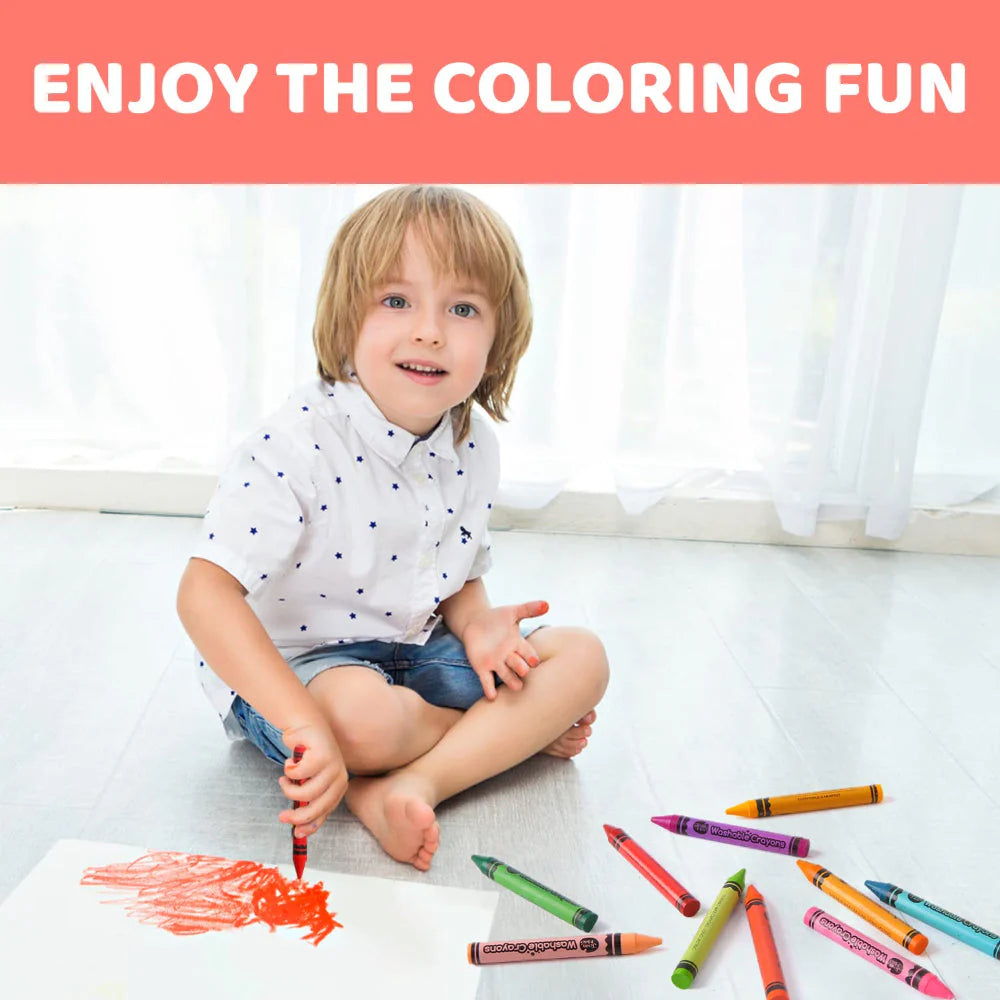 Jar Melo Washable Crayons -24 Colors