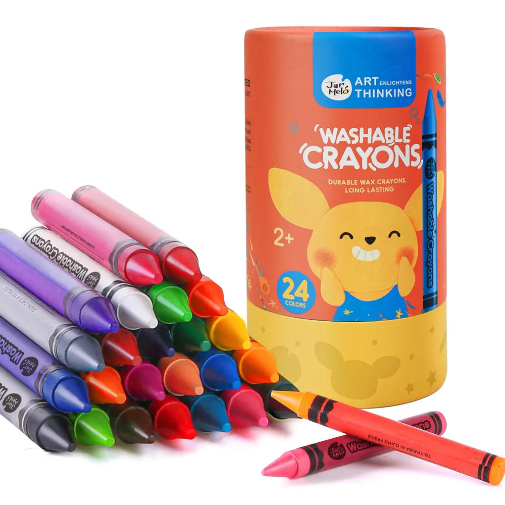 Jar Melo Washable Crayons -24 Colors