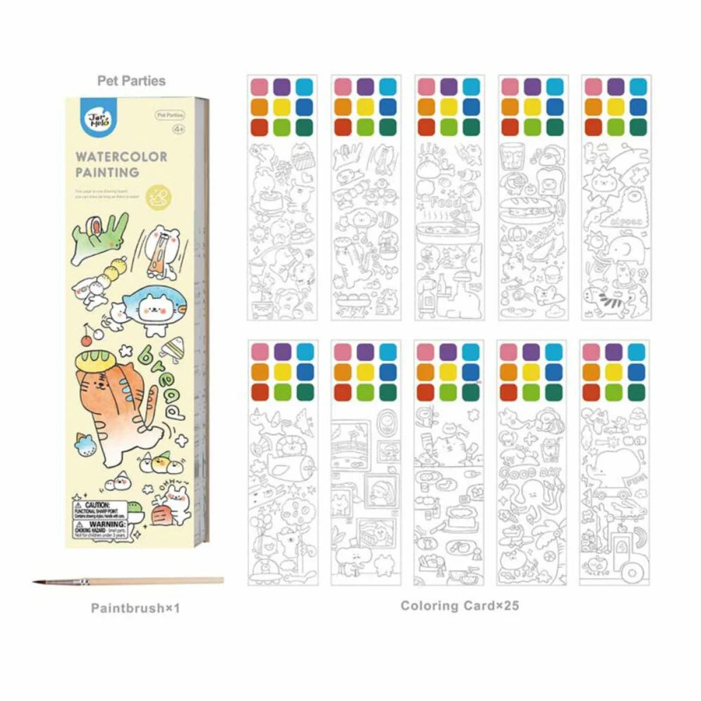 Jar Melo Watercolor Painting Book