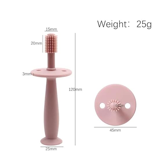 360 Degree Silicone Training Toothbrush for Kids/Babies/Toddlers