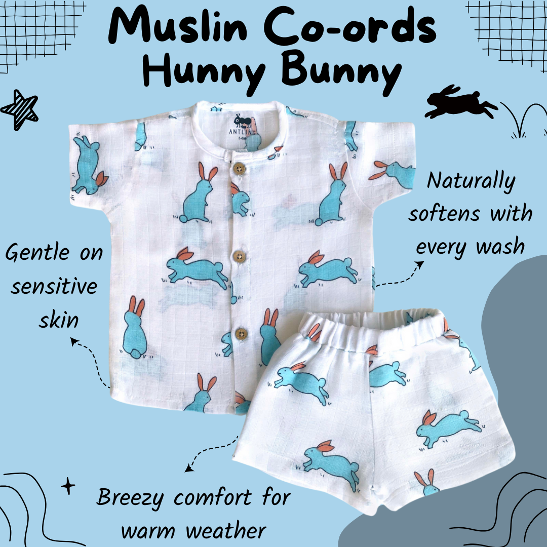 Muslin Co-ords - Hunny Bunny
