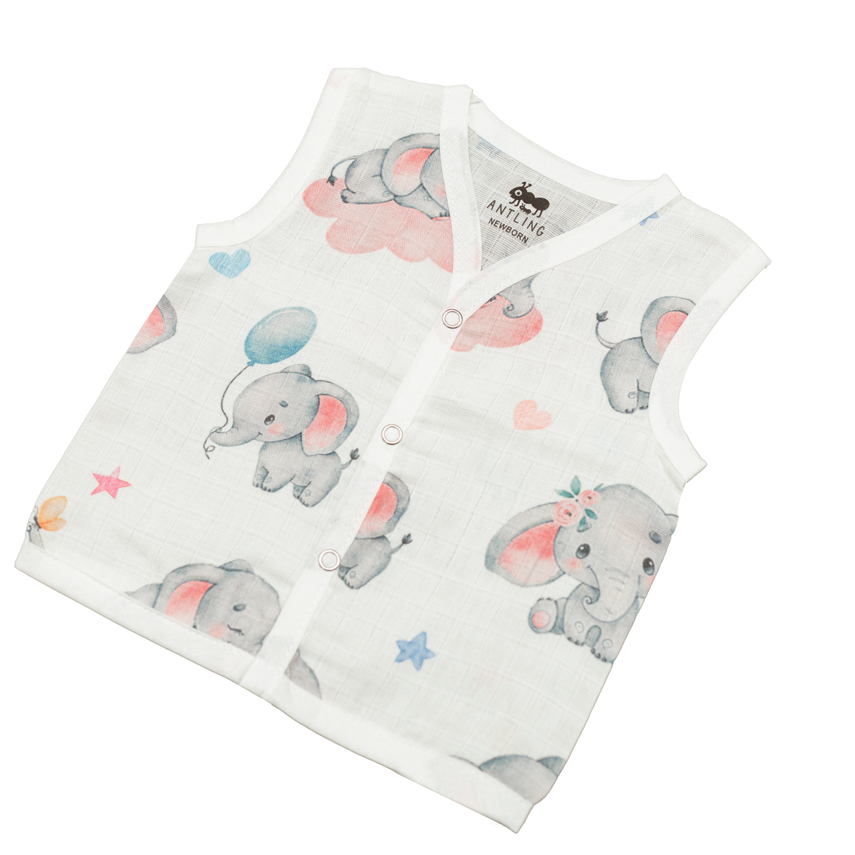 Premium Muslin Jabla - Elephant Dreams