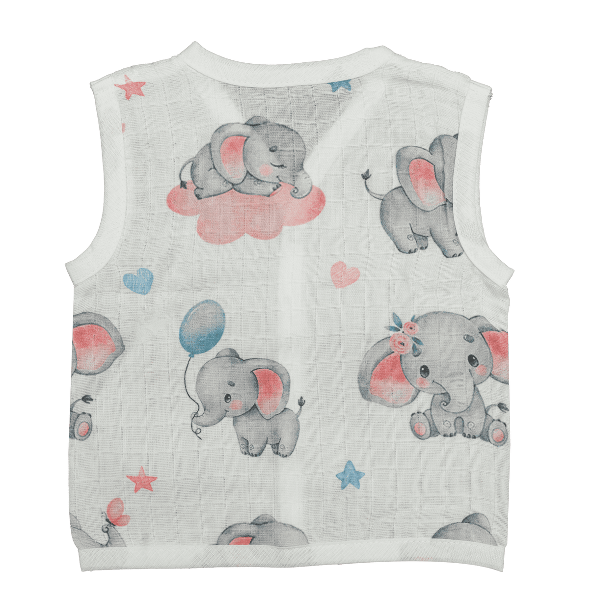 Premium Muslin Jabla - Elephant Dreams