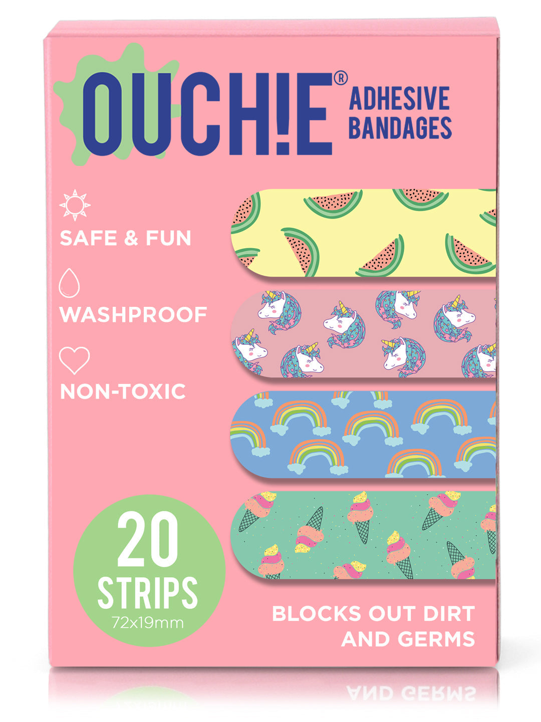Ouchie Adhesive Bandages