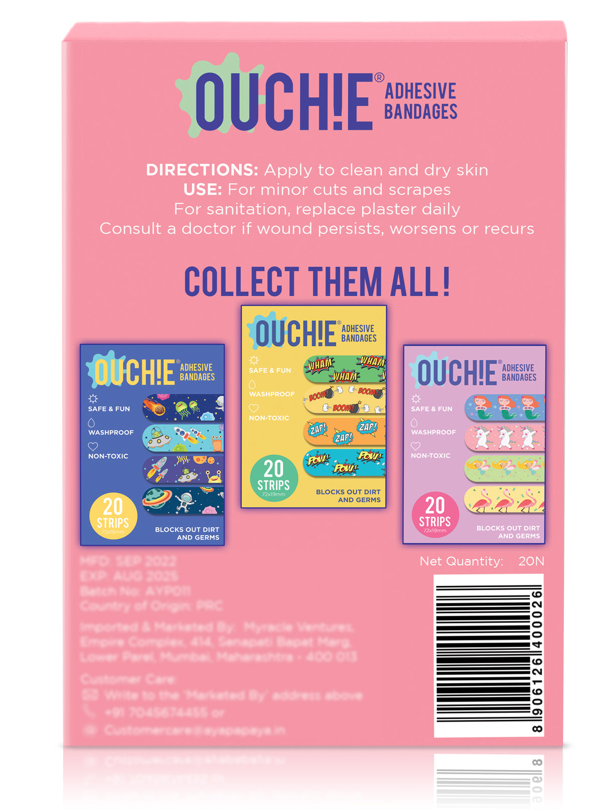 Ouchie Adhesive Bandages