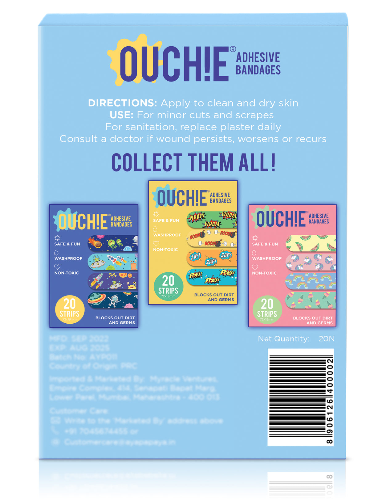 Ouchie Adhesive Bandages