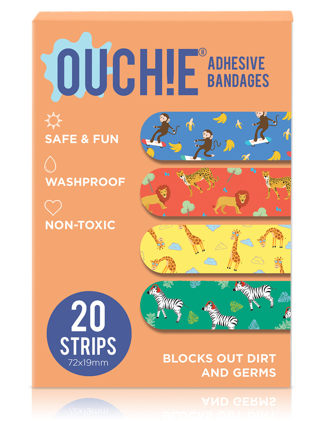 Ouchie Adhesive Bandages