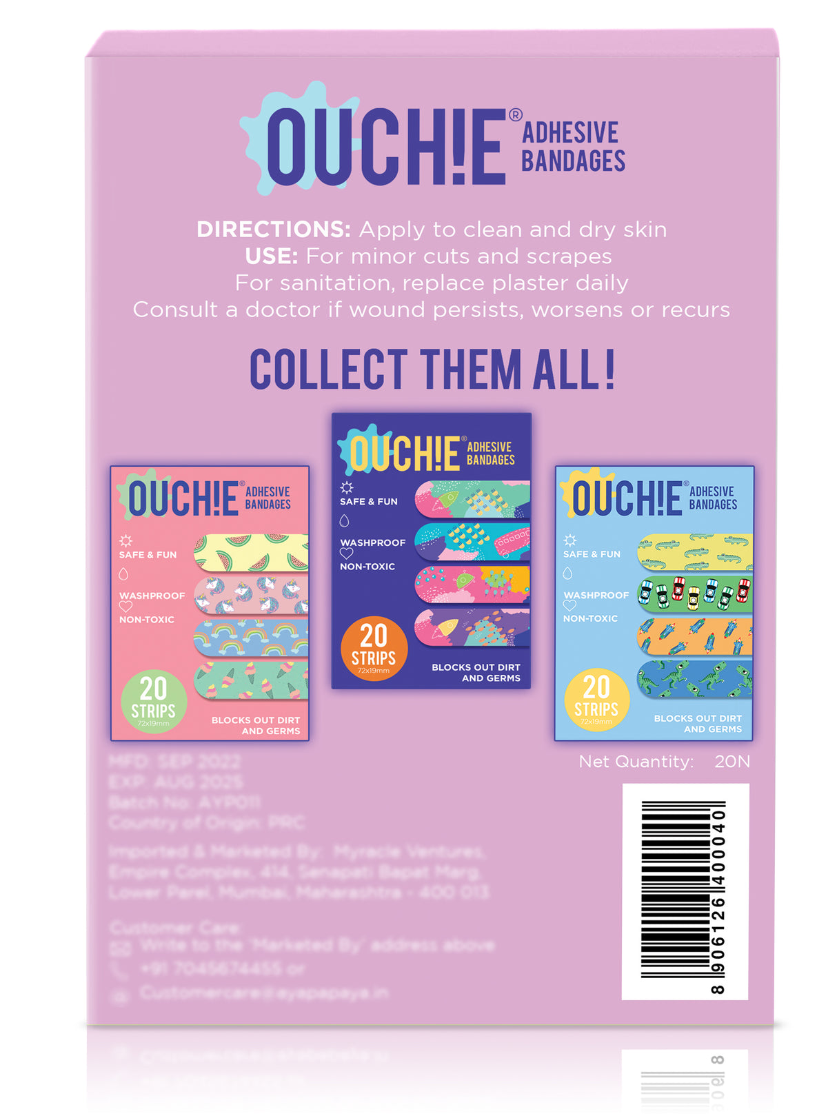 Ouchie Adhesive Bandages