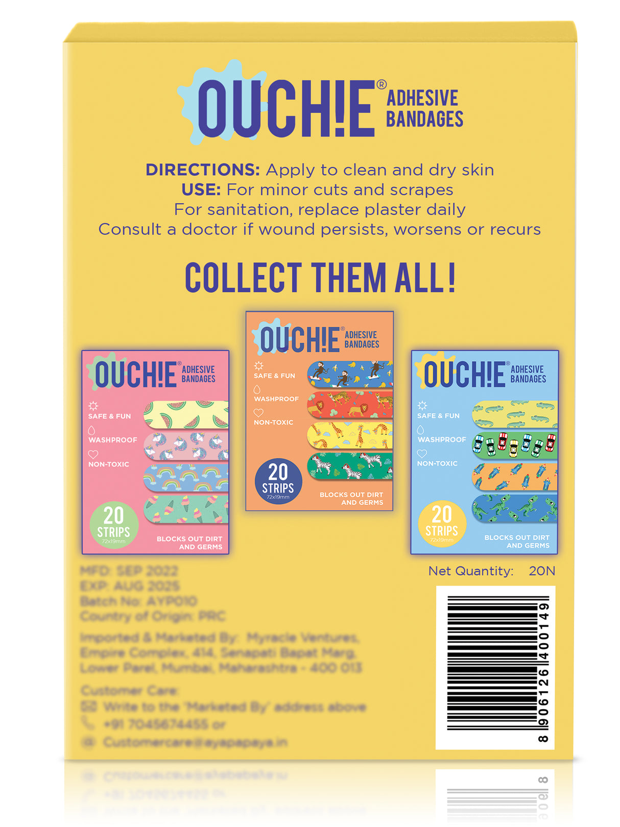 Ouchie Adhesive Bandages