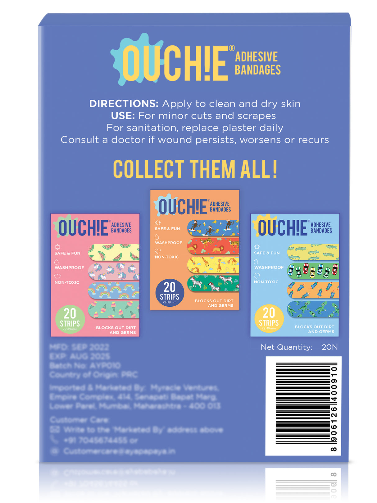 Ouchie Adhesive Bandages